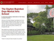 Tablet Screenshot of daytonbujinkan.com